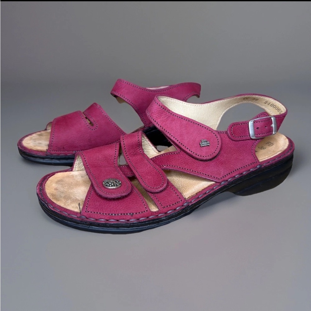 Finn Comfort Women Gomera Ankle-Strap Sandal Soft Footbed Full Support Size 7.5